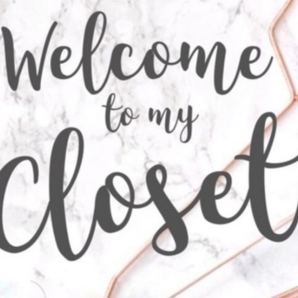 Welcome to my closet!